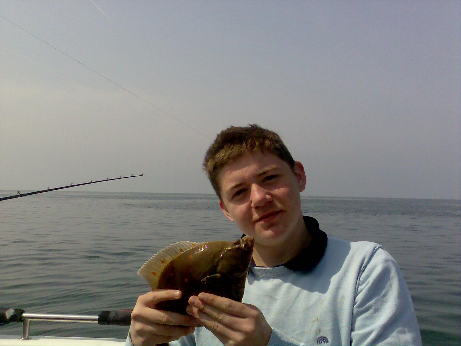 my first fish of the day (plaice)