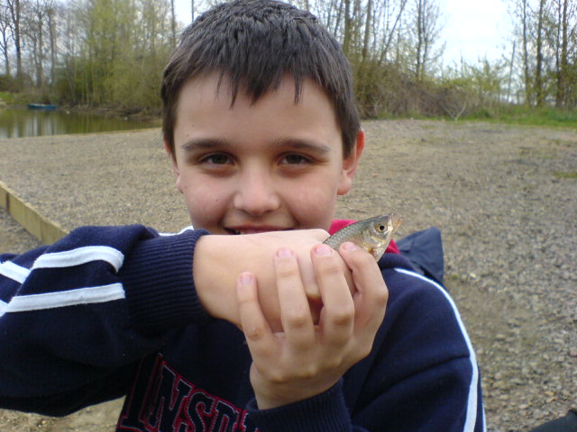 My Sons first fish.