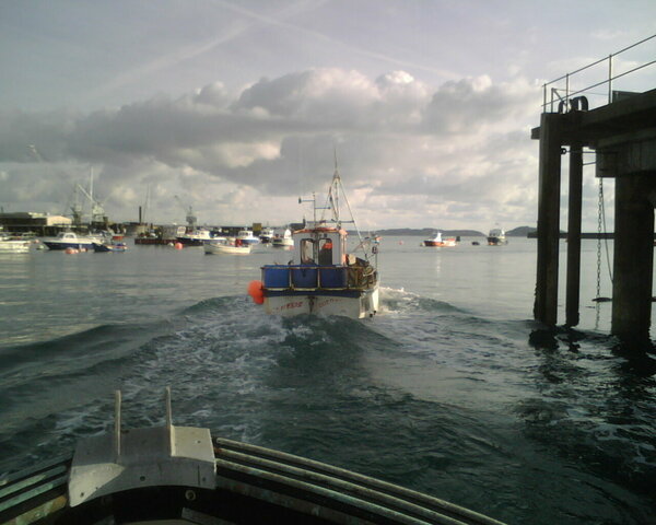 Leaving St Peter Port
