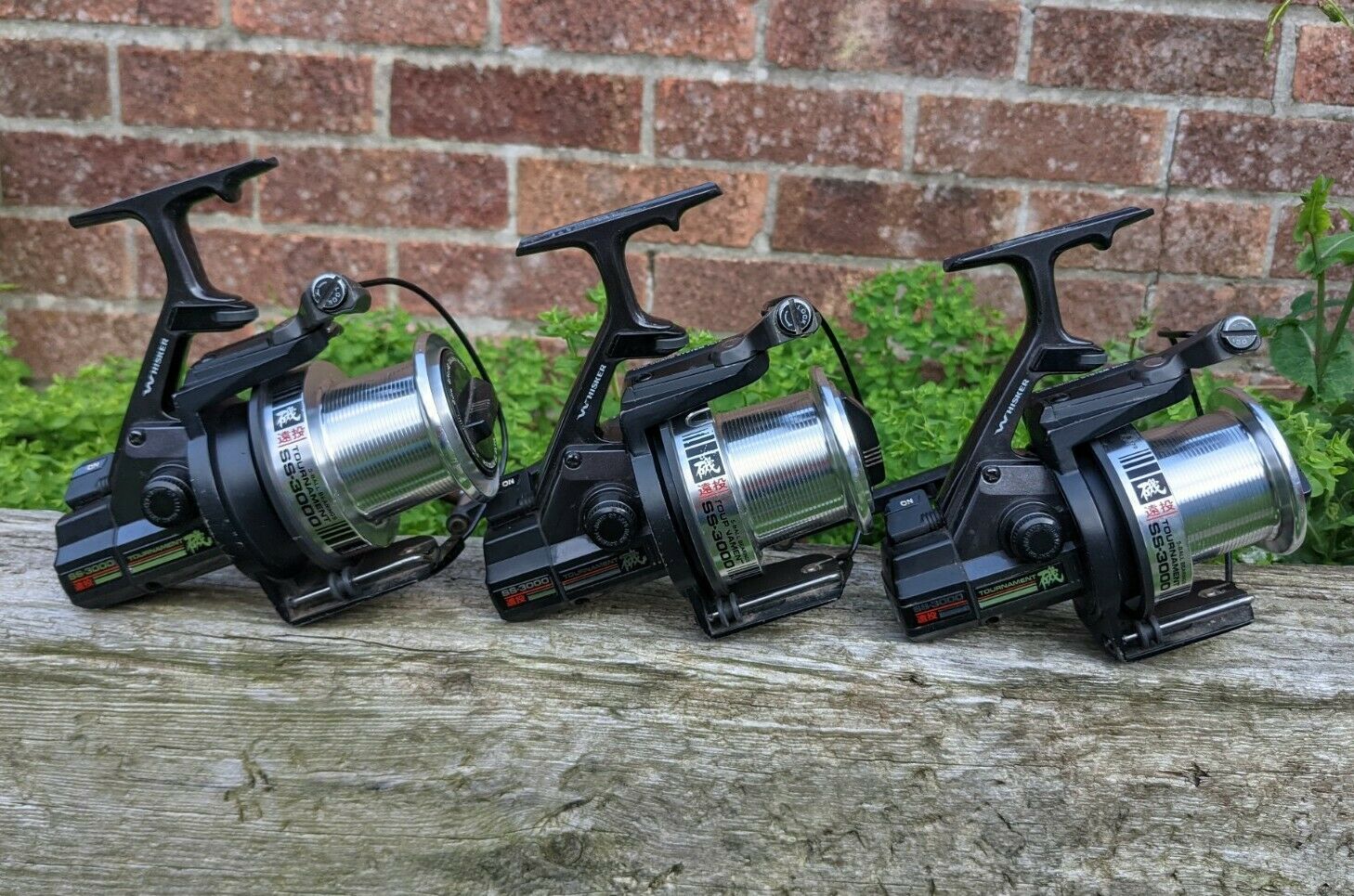 3x Daiwa SS3000 Whisker Tournament Cult Carp Reels For Sale