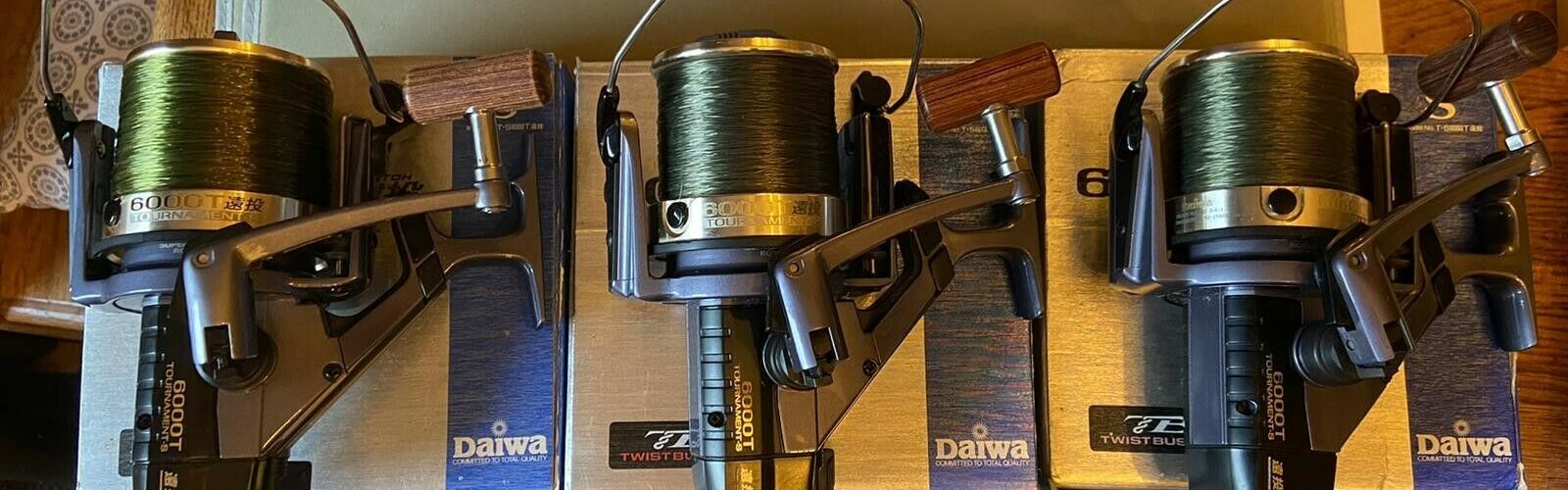 3x Daiwa Tournament 6000T Reels - Anglers' Net