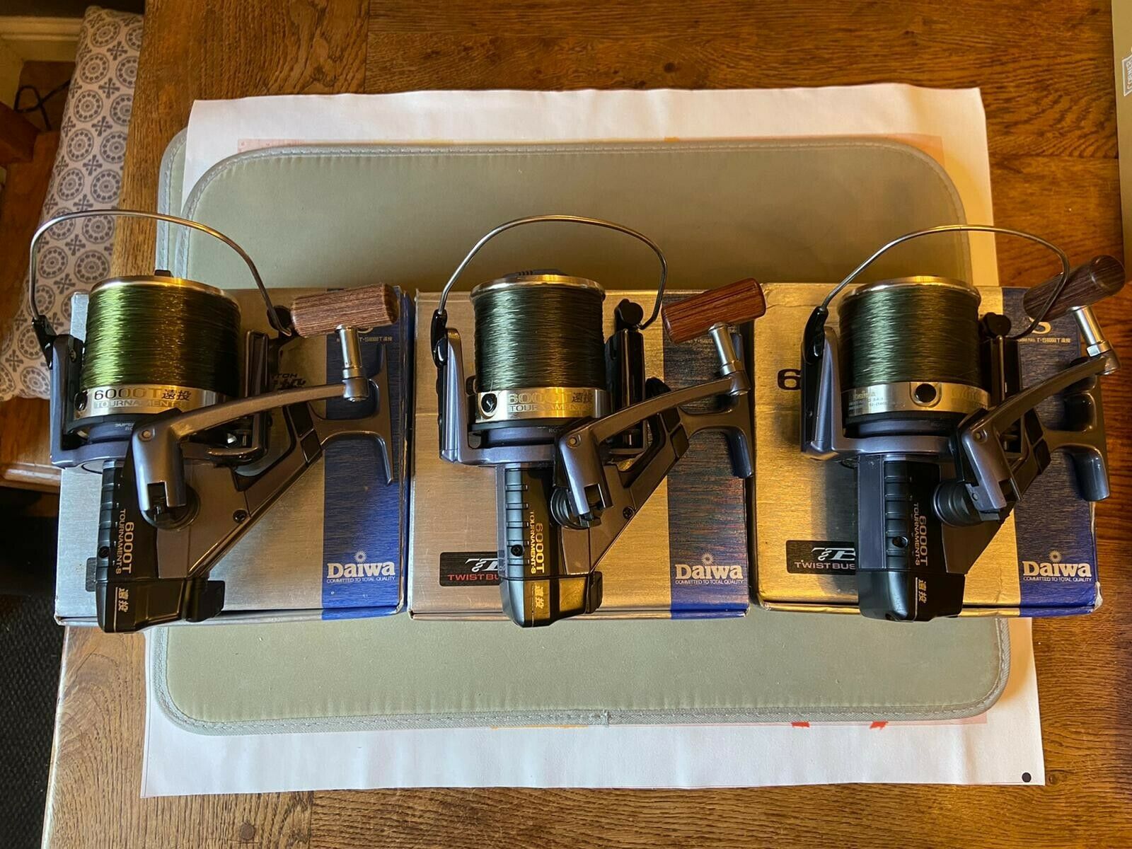 3x Daiwa Tournament 6000T Reels - Anglers' Net